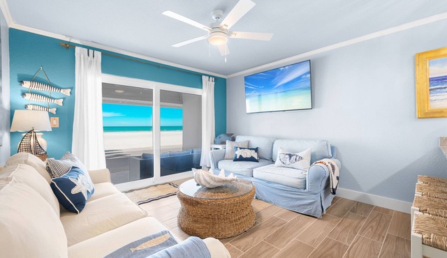 On the Private Beach! Tide Vibes #7 Full Kitchen!