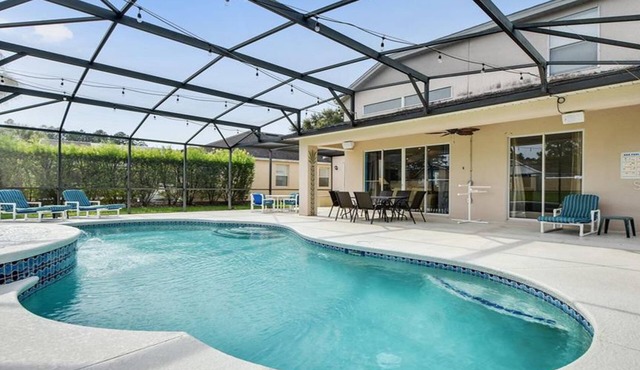 ⭐️PREMIUM 5 Bed, 4 Bath Villa w/private Pool, Only 15 mins to Disney gates!⭐️