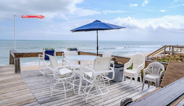 Seaside Villa ocean front with pool.
