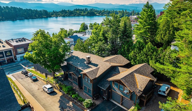 Shore Crest, Lake Placid Historic Home, Steps from Main Street with Lake View