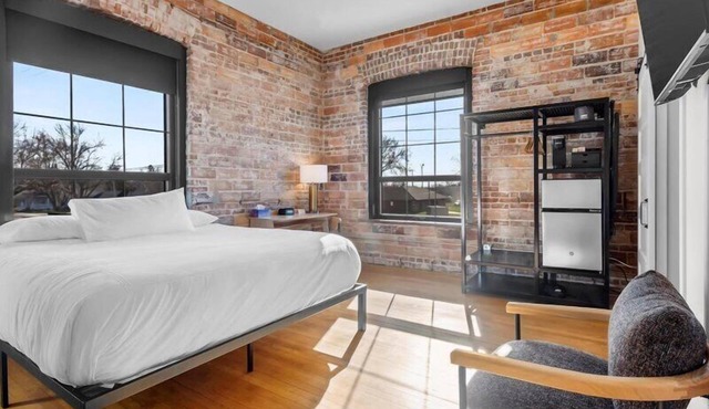 Stay Longer. Experience More. We are delighted to welcome you to The Literary Hotel, located in Solon, Iowa. We are a Unique Boutique Hotel in a 1915 restored St Mary's Catholic Auditorium Literary and Social Club. We make it easy with drive-up c