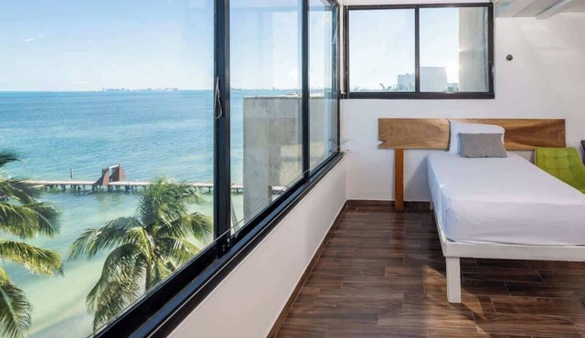 Stunning Oceanfront Condo in Puerto Juarez