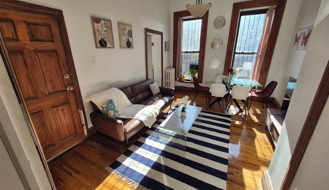 Stylish 2BR in a Bed-Stuy Brownstone - with Private Patio