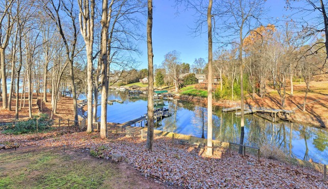 Waterfront Lake Norman Escape w/ Dock & Fireplace!