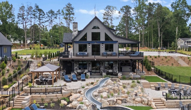 Waterslide, Pool & Theater, Sleeps 21 | Gray Fox Lodge by AvantStay