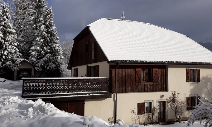 Saint-Jeoire Apartment | Superb apartment in a renovated mountain farm. Sleeps 4-6. Quiet surroundings.
