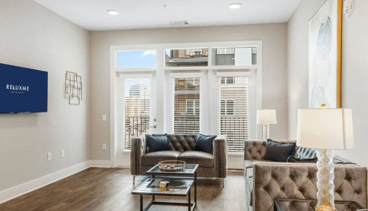Fourth Ward Condo | Reluxme | City Center 2BR Highrise w/King Beds