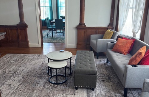New Haven Apartment | Charming Historic 2BR Retreat in New Haven – Cozy Stay Near Yale & Downtown!