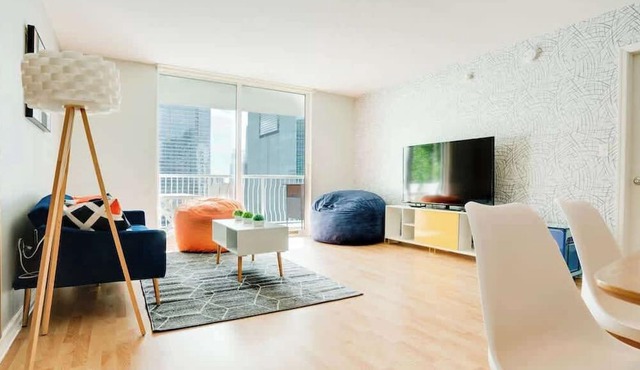 Ocean&City Views Lux Miami Brickell Sleeps 4 KngBd