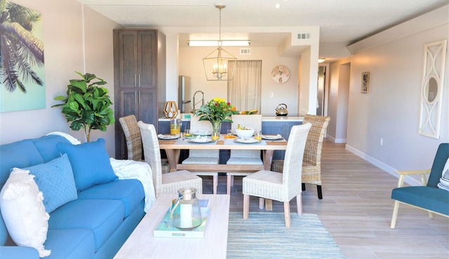 On the Sand at Cocoa Beach Pier | Updated Beachfront Condo | Heated Pool & Rooftop Deck